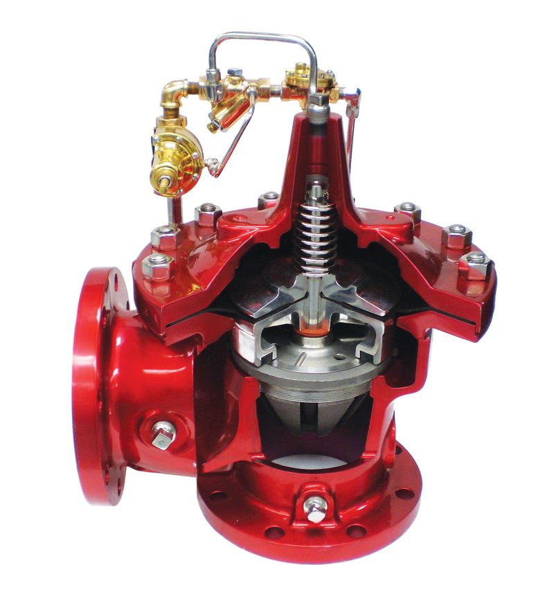 tower with time acre fire pump pressure relief valve setting Tightly On ...